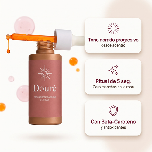 Gotas tonalizadoras internas con vitaminas y betacaroteno Douré