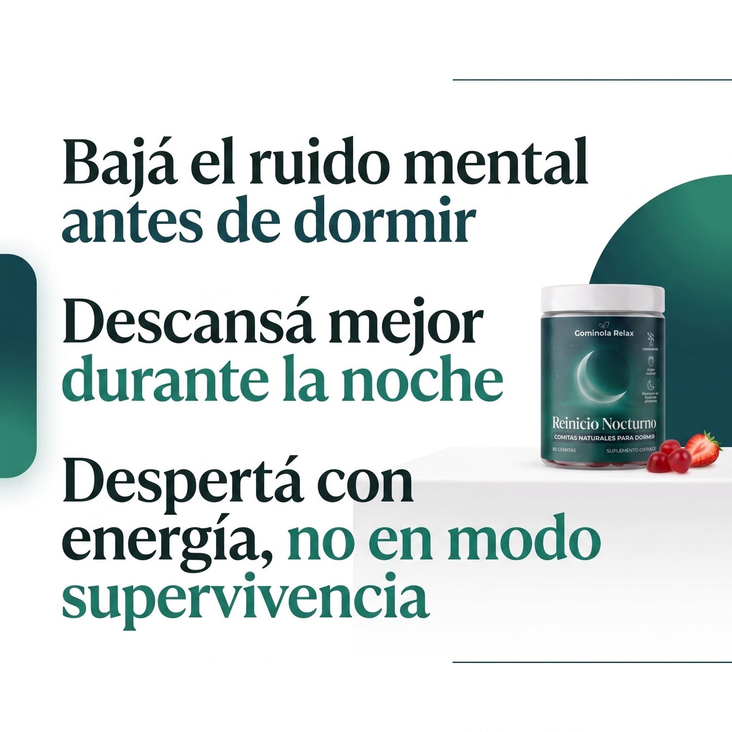 Gominola Relax | Bajá las revoluciones. Volvé a descansar.